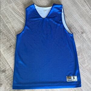 Eastbay Reversible Mesh Tank Blue White